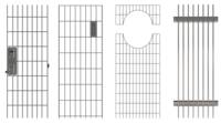 Abdeckroste für Nennmaß 155 mm – Stahl verzinkt