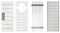 Abdeckroste für Nennmaß 155 mm – Edelstahl