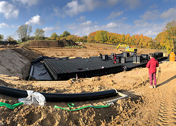 Ausreichend Wasser bei der Brandbekämpfung