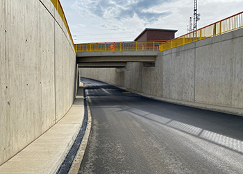 Dank Trogbauwerk fließt der Verkehr