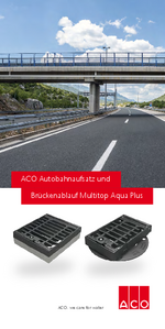 ACO Autobahnaufsatz und Brückenablauf Multitop Aqua Plus