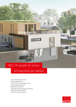 ACO Produkte für einen klimaresilienten Keller